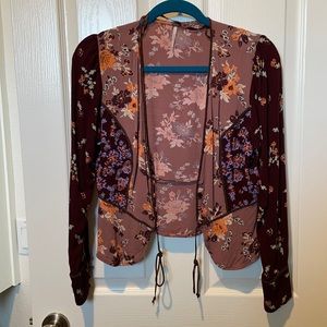 Free People floral blouse